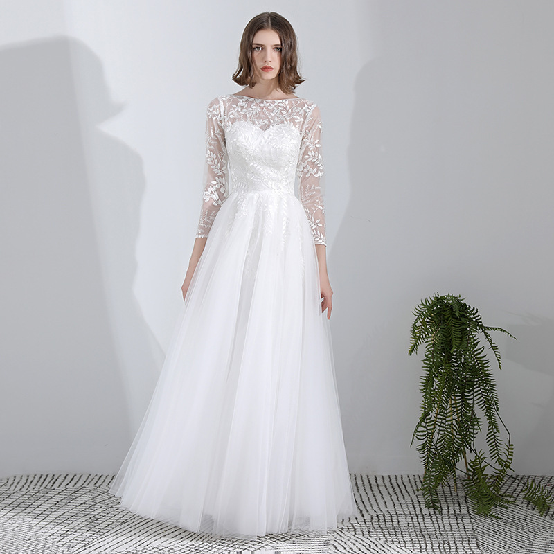 Photography Natural Lighting Basics - French Elegant Wedding Dress New Bridal