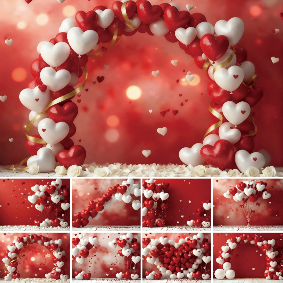 February 14 Valentine's Day Ba - Photography Lighting White Background recension och pris
