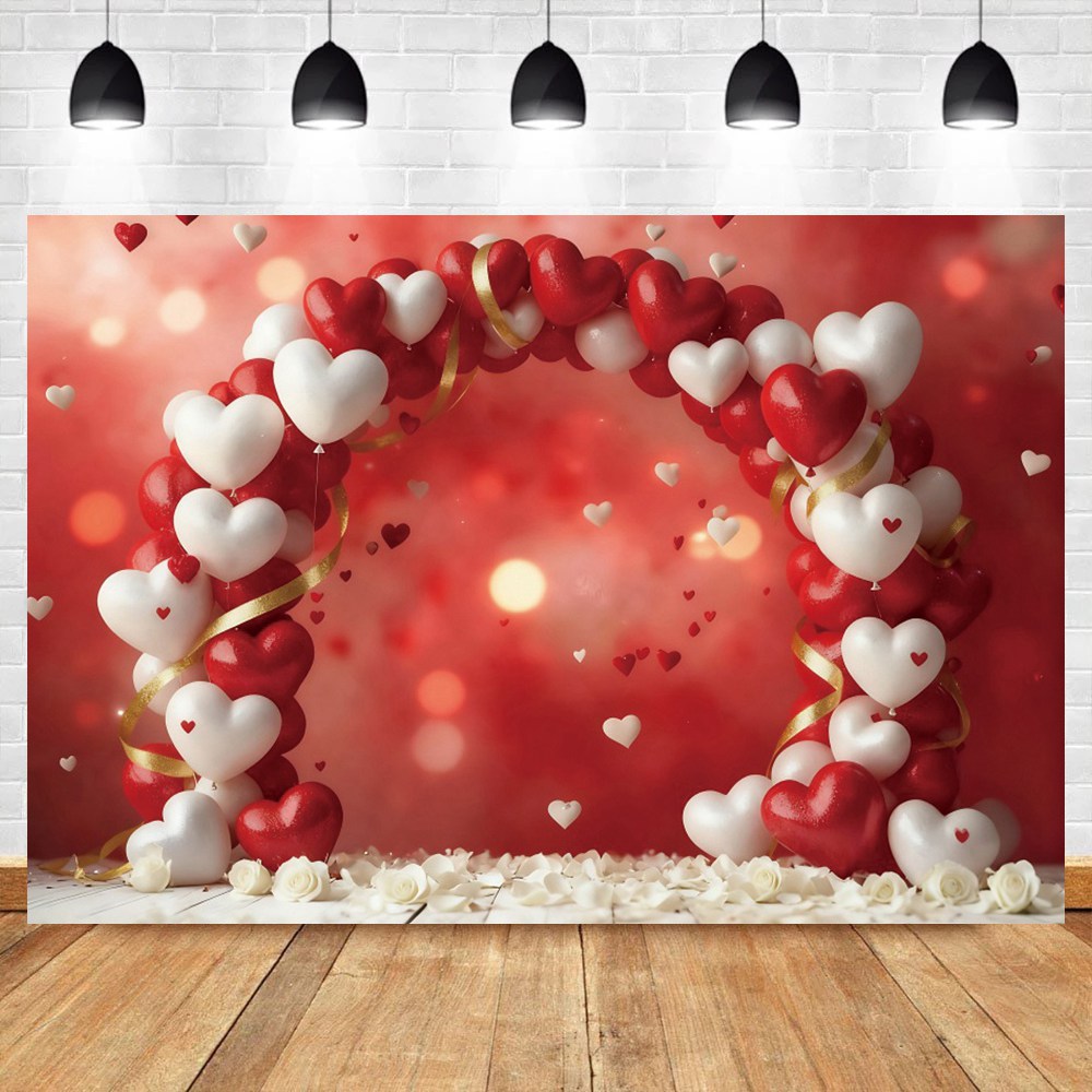 February 14 Valentine's Day Ba - Photography Lighting White Background recension och pris