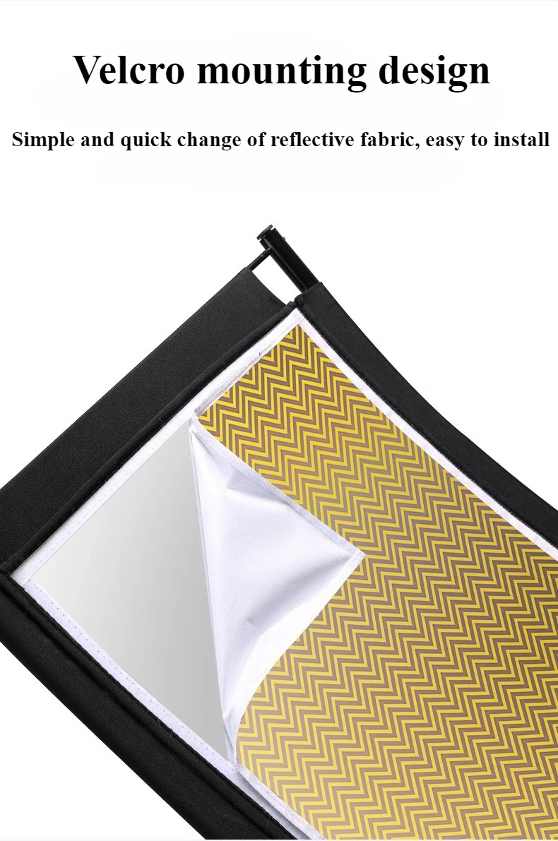 4-Color Cloth U-Type Reflector - Photography Types Of Lighting recension och pris
