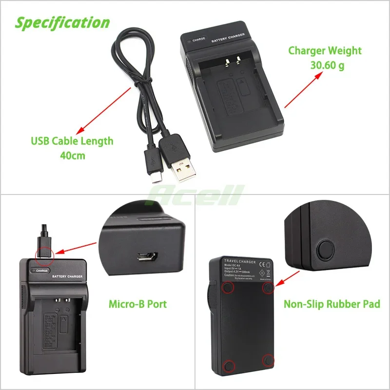 EN-EL10 MH-63 USB Charger for  - Nikon Camera D3500 recension och pris
