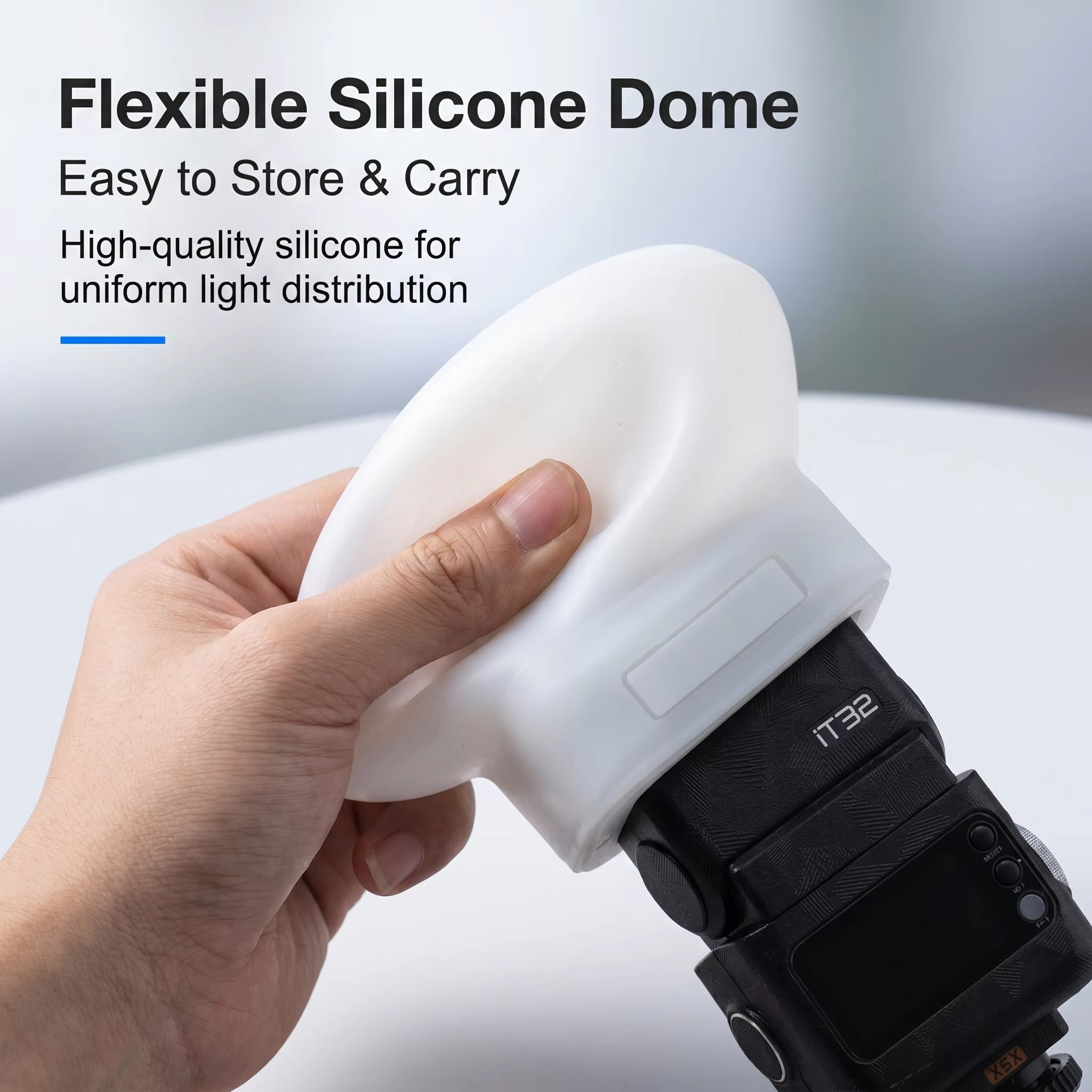 Silicone Flash Diffuser Cover  - Photography Lighting With Flash recension och pris