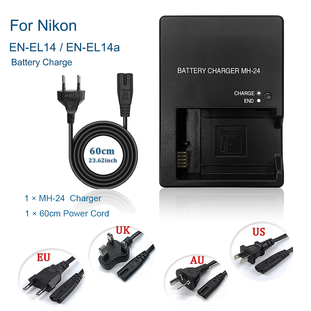 MH-24 Battery Charger for Niko - Nikon Camera D3500 recension och pris