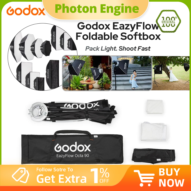 Godox EazyFlow series Foldable - Photography Lighting With Flash recension och pris