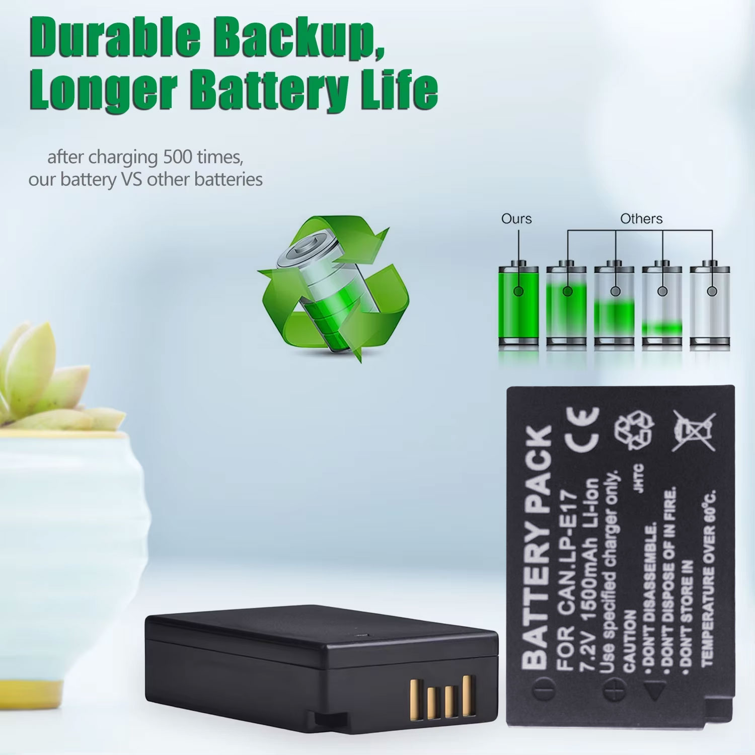 Dual Charger Set for LP-E17 Ba - Nikon Camera D3500 recension och pris